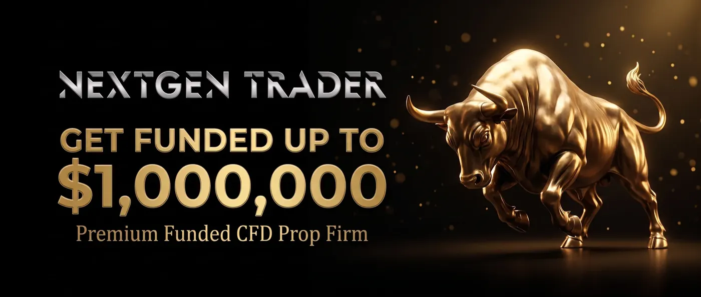 Get funded up to $1,000,000 - NextGen Trader premium funded CFD prop firm